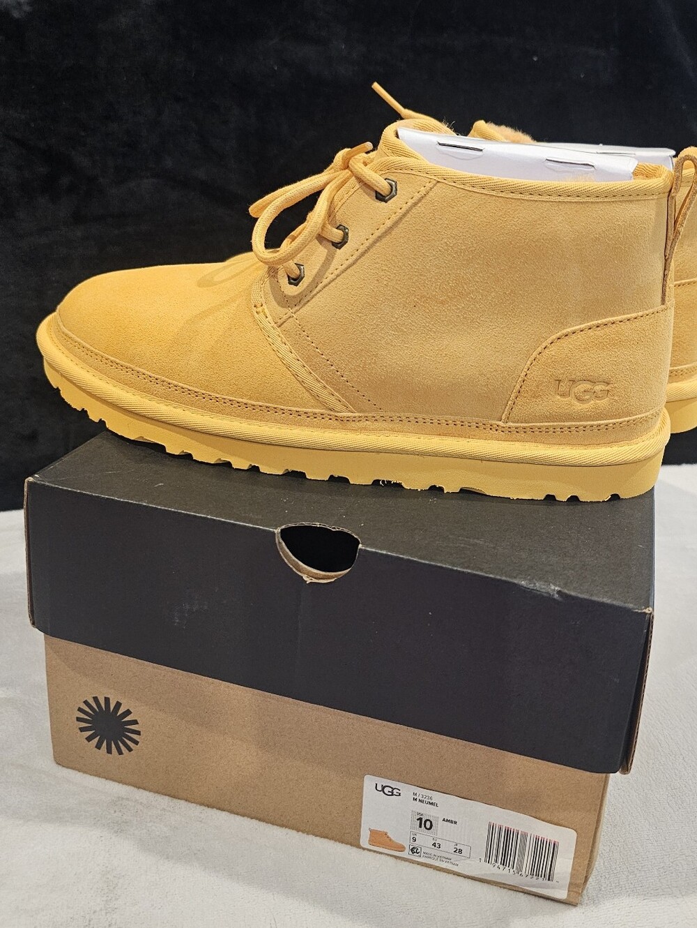UGG Men's Yellow Suede Chukka Boots- Size 10